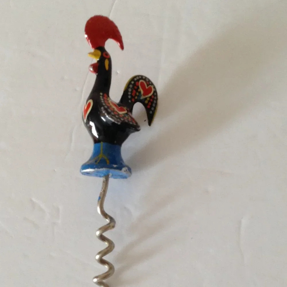 Barcelos Rooster Traditional Portuguese Wine Corkscrew Bottle Opener Bar Drinks